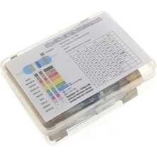 aklow akyoleticaret Alkatronik Kutulu 600 Parça Direnç Seti 10OHM/1MOHM 30 Farklı Tip 20şer Adet Metal Film Dip Direnç