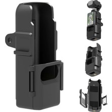 aklow akyoleticaret Çerçeve; Djı Osmo Pocket 3 ile Uyumlu Koruyucu Frame Cage, 1/4" Vida Yuvalı Abs Kamera Kafesi, Çift Cold Shoe Montajlı Aksesuar Bağlantı Aparatı, Siyah