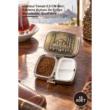 Yenilig 10 Adet Enfiye Kutusu – Istanbul Temalı 5,5 cm Mini Saklama Kutusu ve Enfiye Muhafazası, Snuff Box