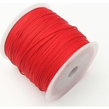 aklow akyoleticaret Kırmızı 1 mm Paraşüt Ipi, 100 Metre