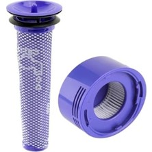 aklow akyoleticaret V7-V8 Dyson ile Uyumlu Hepa Filtre, V7-V8 Absolute Exclusive, Animal Dik Süpürge Hepa Filtre-2 Parça
