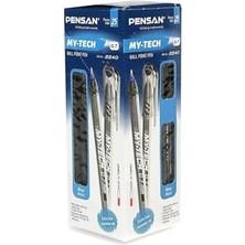 Mey İthalat My-Tech 0.7 Kalem 25'li Paket Siyah