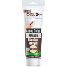 aklow akyoleticaret Masa Dolgu Çatlak Çizik Giderici Kullanım Hazır Ahşap 125 ml Parke Tamir Macunu Natürel Renk Mobilya