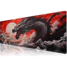 Mey İthalat Klasse Pro - 6 Farklı Model Dikişli Kenar 70X30 cm Oyuncu Gaming Mouse Pad (Drake Dawn)