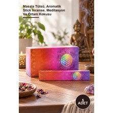 Yenilig 5 Adet Flower Of Life Masala Aromalı Çubuk Tütsü – Masala Tütsü, Aromatik Stick Incense, Meditasyon ve Ortam Kokusu
