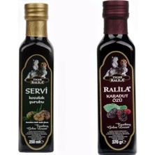 aklow akyoleticaret Organik Karadut Özü Servi Kozalak Şurubu Seti 2"li
