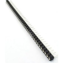 aklow akyoleticaret 1X40 Pin Precision Dişi Header Tek Sıra 2.54 mm 180 Derece Yuvarlak Kırılabilir Bölünebilir