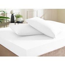 Mey İthalat Color Dreams Ranforce Queen Size Fitted Çarşaf Seti Beyaz