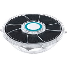 Mey İthalat Floatbright Havuz Fıskiyesi, Güneş Enerjisiyle Çalışan LED Işık, Çap 19,5 x 18,2 x 6,8 Cm, IP67,7 Renkli, 9 Işık Modu, Otomatik Kapanma, 50 cm Su Çeşmesi, Lityum Pil, Otomatik Işık