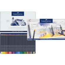 Mey İthalat Goldfaber Sulu Boya Kalemi, 36 Renk, Solmaya Dayanıklı Pigment, Yumuşak ve Canlı Renkler, Uç Kırılmalarına Karşı Dayanıklı Malzeme