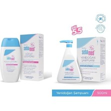 Trendexa Baby Vücut Bakım Losyonu 200 ml + Baby Yenidoğan Bebek Şampuanı 500 ml