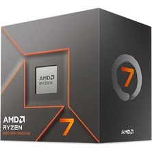 Mey İthalat Ryzen 7 8700F Işlemci (8 Çekirdek/16 Threads, Ryzen Aı, 65 W Tdp, Am5 Soket, 24 MB Önbellek, 5,0 Ghz'e Kadar Maksimum Boost Frekansı, Wraith Stealth Soğutucu