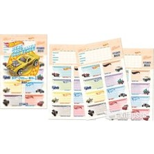 Mey İthalat 54196 Okul Etiketi Hot Wheels Ders Programlı 5410