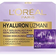Mey İthalat Hyaluron Uzmanı Cilt Dolgunlaştıran Nemlendirici Gece Kremi