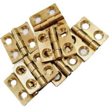 Mey İthalat Pirinç Mini Yaprak Menteşe 30X20X18 mm – 3 cm Mini Kapak Menteşesi; 5 Adet