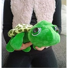 Trendexa Peluş Tospik Kaplumbağa Sevimli Uyku Arkadaşı 30 Cm, Yeşil