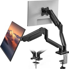 Trendexa 15-32 Inç Çiftli Gazlı Amortisörlü Monitör Kolu, Her Kol 9 Kg’a Kadar, Vesa 75X75/100X100