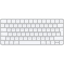 Mey İthalat Touch Id Özellikli Magic Keyboard: Bluetooth, Şarj Edilebilir. Çipe Sahip Mac Bilgisayarlarla Çalışır, Türkçe Q Klavye, Beyaz Tuşlar (Usb-C)