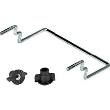 Trendexa Kademeli Metal Baza Tutacağı - Baza Kaldırma Demiri - Yatak Tutucu - Kulpu + Somun Metal
