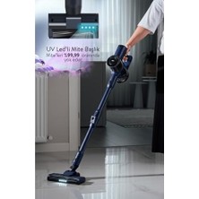 Trendexa Bldc Motorlu Dikey Kablosuz Şarjlı LED Aydınlatmalı Süpürge SVC-8620 - (Uv Led'li Mite Başlık)