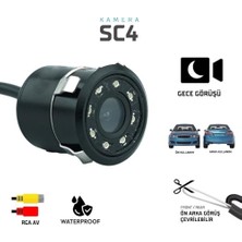Trendexa Sc4 Araç Ön/arka Görüş Kamerası – Gece Görüşlü, Rca Av Bağlantılı, Su Geçirmez