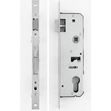 Trendexa Pvc Balkon Banyo Wc Kapı Kilidi 35 mm Kilit Yuvalı - Ofis Pvc Kapı Kilidi Dar Profil