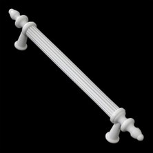 Trendexa Polavit 160 mm Kulp Sert Plastik Beyaz Çekmece Mobilya Mutfak Dolap Kulbu Kulpu Kulpları 10 Adet