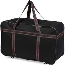 Trendexa Büyük Boy Tekerlekli Kulplu Valiz Seyahat Çantası Seyahat Bavulu 85X45 Cm, Büyük Boy Tekerlekli Valiz, Siyah, Üniseks Yetişkin