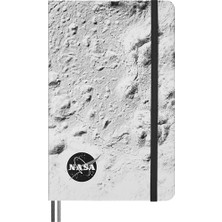 Trendexa Nasa-Inspiriertes Notizbuch, L/a5, Liniert, Fester Einband