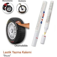 Trendexa Oto Lastik Yazı Kalemi Beyaz Araç Lastik Yazma Boyama Kalemi