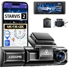 Trendexa M550H 3 Kameralı 4k+2k+1k Çift Starvis 2 Araç Kamerası