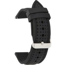 Trendexa 20 Mm-22 Mm-24 mm Saat Uyumlu Delikli Spor Silikon Saat Kordonu Kayışı S26