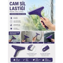 Trendexa Cam ve Duşakabin Çekçeği – Iz Bırakmayan Pratik Cam Temizleme Aparatı, Yumuşak Silikon Lastik, Ergonomik Sap Tasarımı, Pencere ve Aynada Kullanım, Oto Cama Uyumlu, Tekrar Kullanılabilir