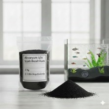 Trendexa 2 kg Siyah Barış Bazalt Akvaryum Kumu (2-3 Mm) – Dekoratif & Doğal Altlık, Akvaryum Substrat, Teraryum Tabanı, Bahçe Peyzajı, Doğal ve Estetik, Iç Mekan Dekorasyon