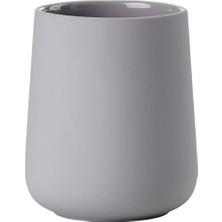 Trendexa Nova One Diş Fırçası Bardağı, Seramik Diş Fırçası Bardağı, Soft Touch Kaplama, Çap 8 Cm, Yükseklik 10 Cm, Gull Gey (Gri)