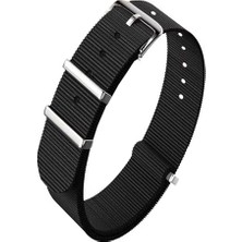 Trendexa Nato Saat Kordonu – Kayışı – N32NYL1 – 18 mm 20 mm 22 mm 24 mm Uyumlu Tekstil Kayış – Kadın Erkek Çok Renkli