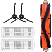 Trendexa Mop 2 Pro (Siyah) MJST1SHW Uyumlu Yedek Fırça Filtre Seti-5 Parça