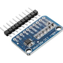 Trendexa Ayzek ADS1115 16 Bit I2C 4 Kanal Adc Arduino Modül, Programlanabilir Kazanç, Dahili Pga, Düşük Güç Tüketimi, Pin Header Dahil, Adres Seçilebilir