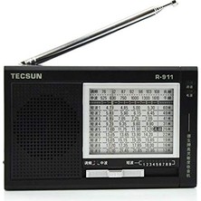 Trendexa Tecsun R-911 Dünya Radyosu, Siyah