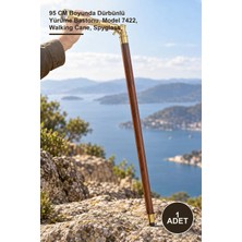 Yenilig 1 Adet Pirinç Dürbünlü Baston – 95 cm Boyunda Dürbünlü Yürüme Bastonu, Model 7422, Walking Cane, Spyglass
