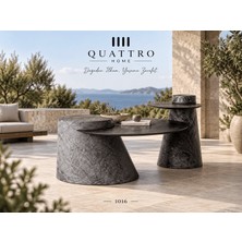 Quattro Home Arvena 1016 Doğal Taş Görünümlü Orta Sehpa