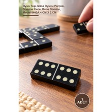 Yenilig 1 Adet Kemik Domino Taşı – Oyun Taşı, Masa Oyunu Parçası, Domino Piece, Bone Domino, Model 8403A 4 cm x 2 cm