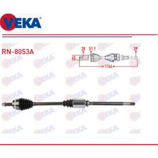 Veka Komple Aks Sağ Master 2 Movano A 1998-2010 İnterstar X70 02+ 2,2/2,5 Dci/cdti/dti Abs'li 1144 Mm. 8200499895