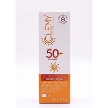 Clemy Çok Yönlü Koruyucu Güneş Kremi SPF50+  75ML