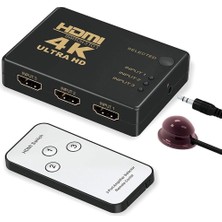 Aydogan's 7032 HDMI Switch 3 Port Çoklayıcı Kumandalı HDMI 3 Giriş 1 Çıkış 4k*2k 3 Port 3×1 HDMI Ultra