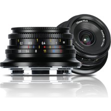 Aydogan's Aynasız Kameralar Için Aps-C Sabit Odaklı Gözleme Lensi MF10 mm F3.5 Geniş Açılı Objektif, Nikon Z Zfc Z50 Z30 ile Uyumlu