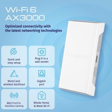 Aydogan's Buddy 6 Se AX3000 Menzil Genişletici Wi-Fi Mesh Repeater Range Extender Access Point KN-4410