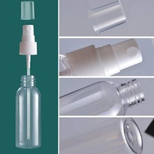 Aydogan's 5’li 100 ml Boş Sprey Şişesi – Kolonya, Parfüm, Dezenfektan ve Temizlik Solüsyonları Için Şeffaf Taşınabilir Plastik Sprey Şişesi Seti (100 Ml)
