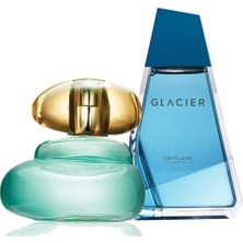 Aydogan's Elvie Edt 50 ml Kadın Parfüm ve Glacier Edt 100 ml Erkek Parfüm Seti, KOZMETİKDEPOSU3010ÖÇM