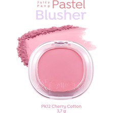 Aydogan's Cilde Yumuşak ve Doğal Renk Veren Pastel Tonlarda Allık Apıeu Juicy-Pang Pastel Blusher (PK12) PK12 Cherry Cotton
